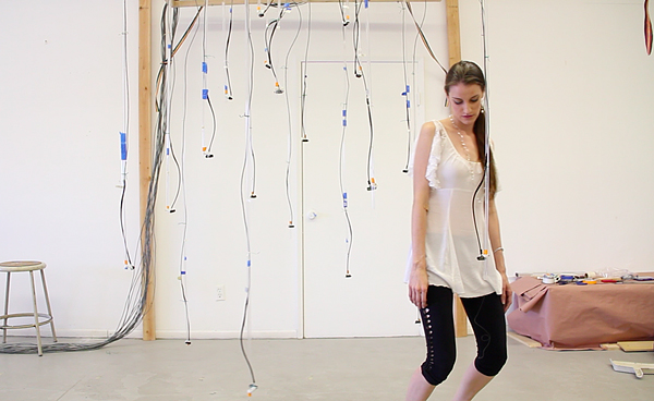 Natalie Metzger tried out the wired version of Body Envelope